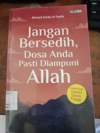 Image of Jangan Besedih Dosa anda pasti terampuni